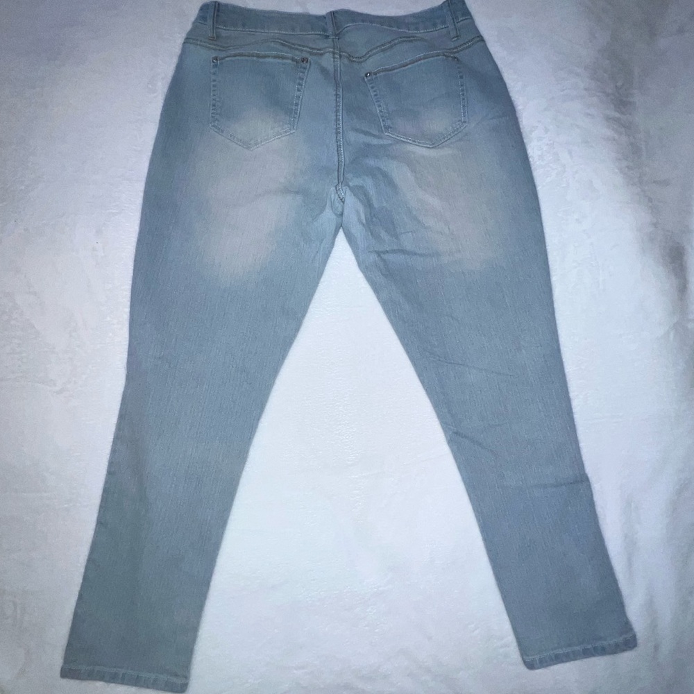 🌺 Faded Glory Skinny Jeans size 18w - Picture 3 of 3